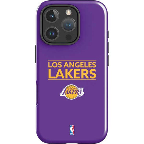 NBA Los Angeles Lakers Standard - Purple iPhone 16 Pro Impact Case